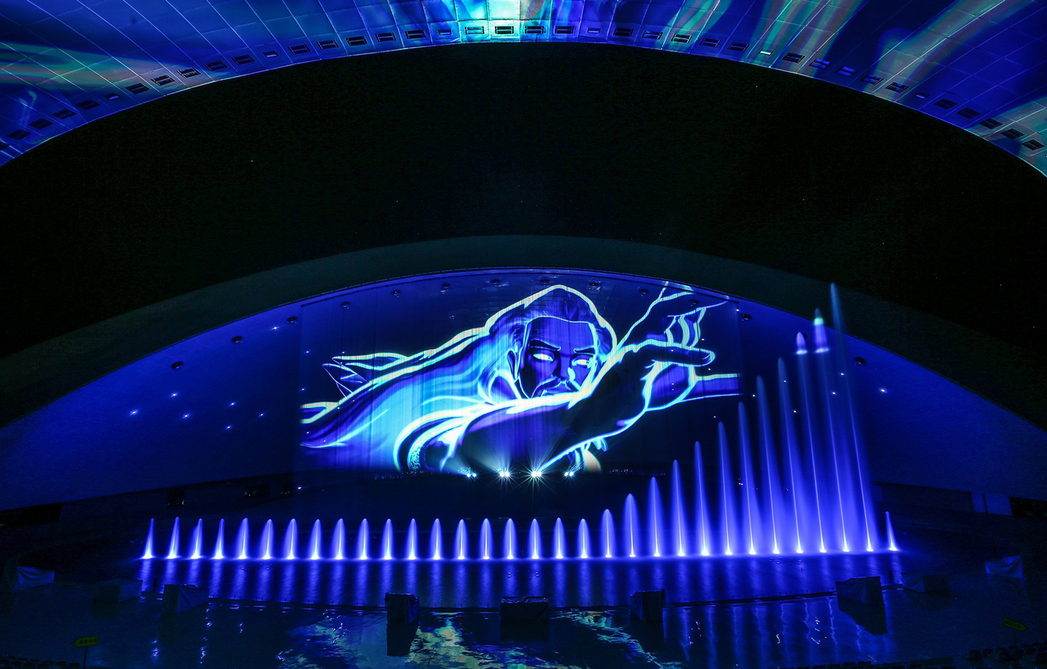 Effets d'eau et de feu pour Lanzhou par Crystal