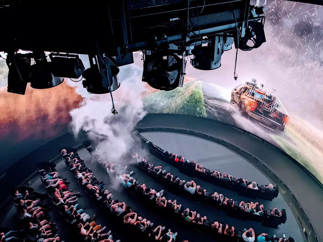 Brouillard et tempete créés par Crystal pour le Futuroscope