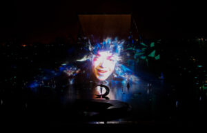 Show aquatique par Crystal pour le Cirque du soleil