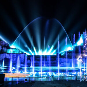 Spectacle aquatique réalisé par Crystal