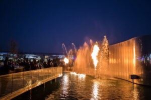 Night show, un spectacle aquatique créé par les équipes de Crystam