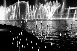 AL SHAHEED PARK, spectacle aquatique par Crystal