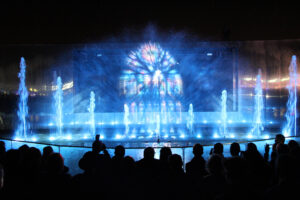 Night show, un spectacle aquatique créé par les équipes de Crystam