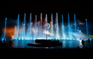 Show aquatique par Crystal pour le Cirque du soleil