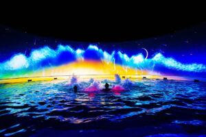 Attraction du futuroscope réalisée avec les équipe de Crystal