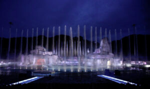 Spectacle aquatique réalisé par Crystal