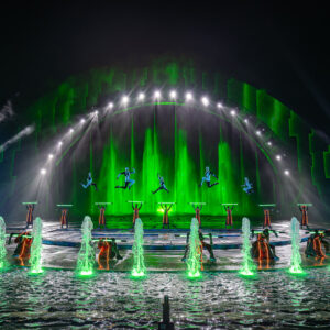 Photo du spectacle Kiss of the Sea avec les effets de Crystal