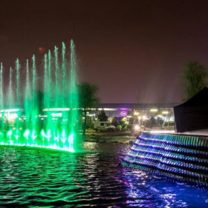 Night show, un spectacle aquatique créé par les équipes de Crystam
