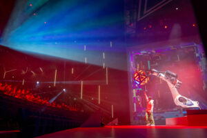 Attraction du Futuroscope réalisée grâce aux techniciens de Crystal