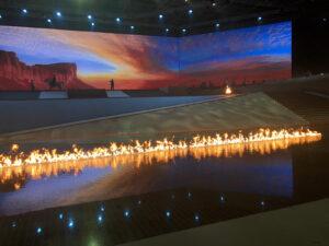 Rampes de feu créées par Crystal