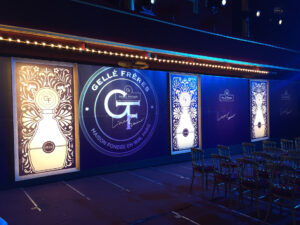 Décors de scène réalisés par Crystal