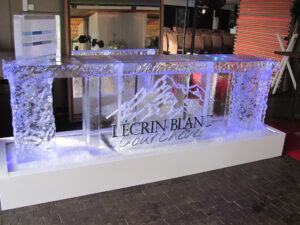 Sculptures de glace créées par Crystal