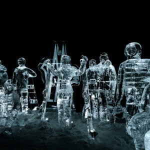 Sculptures de glace créées par Crystal