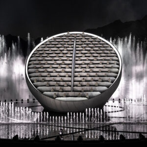 Jets d'eau par les équipes d'experts de Crystal