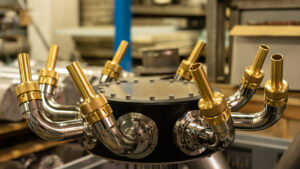 Jets d'eau robotisés créés par Crystal