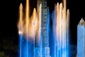 Jets d'eau par les équipes d'experts de Crystal