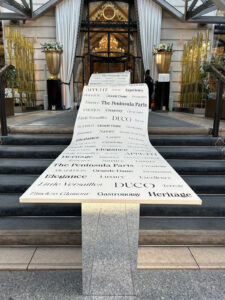 Décors de réception réalisés par Crystal