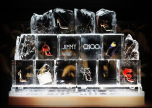 Sculptures de glace créées par Crystal