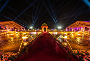 Vasques de feu réalisées par les équipes de Crystal