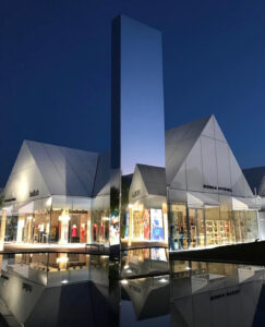 Miroirs d'eau créés par Crystal