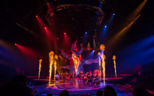 Projecteurs de flammes réalisés par Crystal