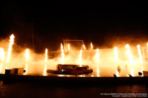 Projecteurs de flammes réalisés par Crystal