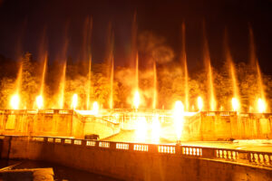 Projecteurs de flammes réalisés par Crystal