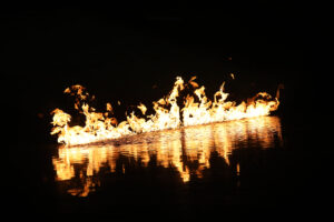 Rampes de feu créées par Crystal