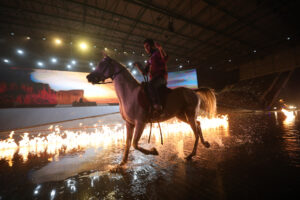 Rampes de feu créées par Crystal