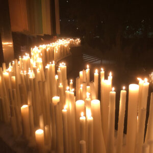 Décoration à la bougie par Crystal