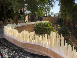 Décoration à la bougie par Crystal