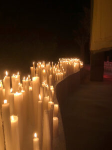 Décoration à la bougie par Crystal