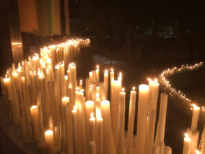 Décoration à la bougie par Crystal