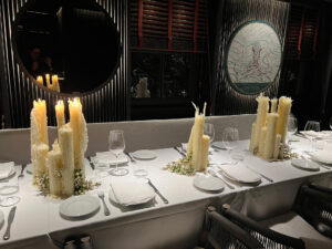 Décoration à la bougie par Crystal