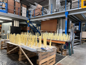 Décoration à la bougie par Crystal