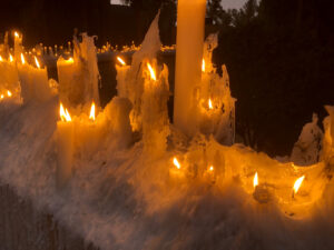 Décoration à la bougie par Crystal