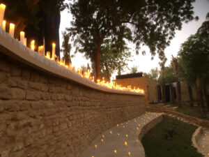 Décoration à la bougie par Crystal