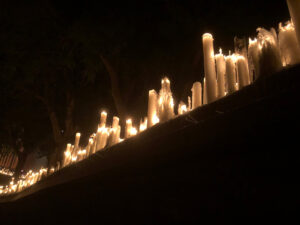 Décoration à la bougie par Crystal