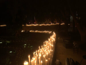 Décoration à la bougie par Crystal