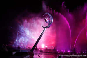 Bras mécaniques pour show aquatiques réalisés par Crystal