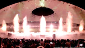 Effets d'air pour parcs d'attractions et shows aquatiques par Crystal