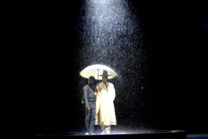 Effets de pluie créés par les équipes d'experts de Crystal