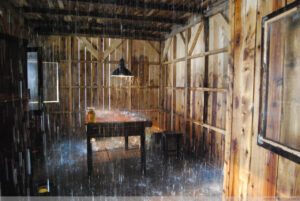 Effets de pluie créés par les équipes d'experts de Crystal