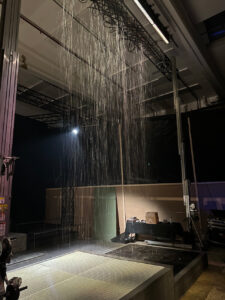 Effets de pluie créés par les équipes d'experts de Crystal