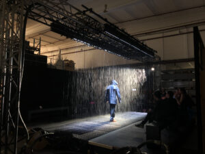 Effets de pluie créés par les équipes d'experts de Crystal