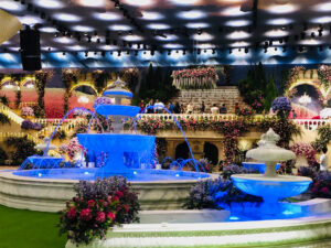 Fontaines ornementales créées par Crystal