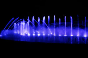 Jets d'eau par les équipes d'experts de Crystal