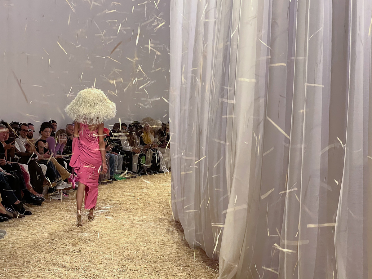 Raffia Rain - Bureau Betak for Jacquemus