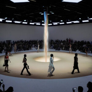 Sand Cascade - La Mode en Images for Courrèges