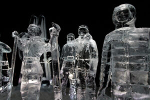 Ice Statues - Villa Eugénie for Moncler